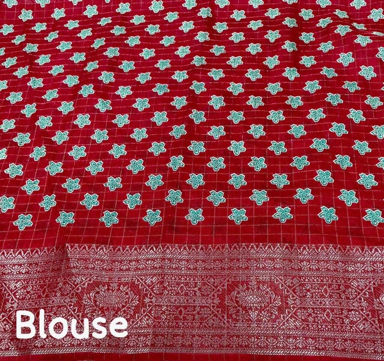 Ynf Cotton KESH433 302 COTTON CRAPE CHEX Sarees Wholesale Designer Sarees Zari Border Sarees Cotton Sarees Manufacturer- Kapda Export