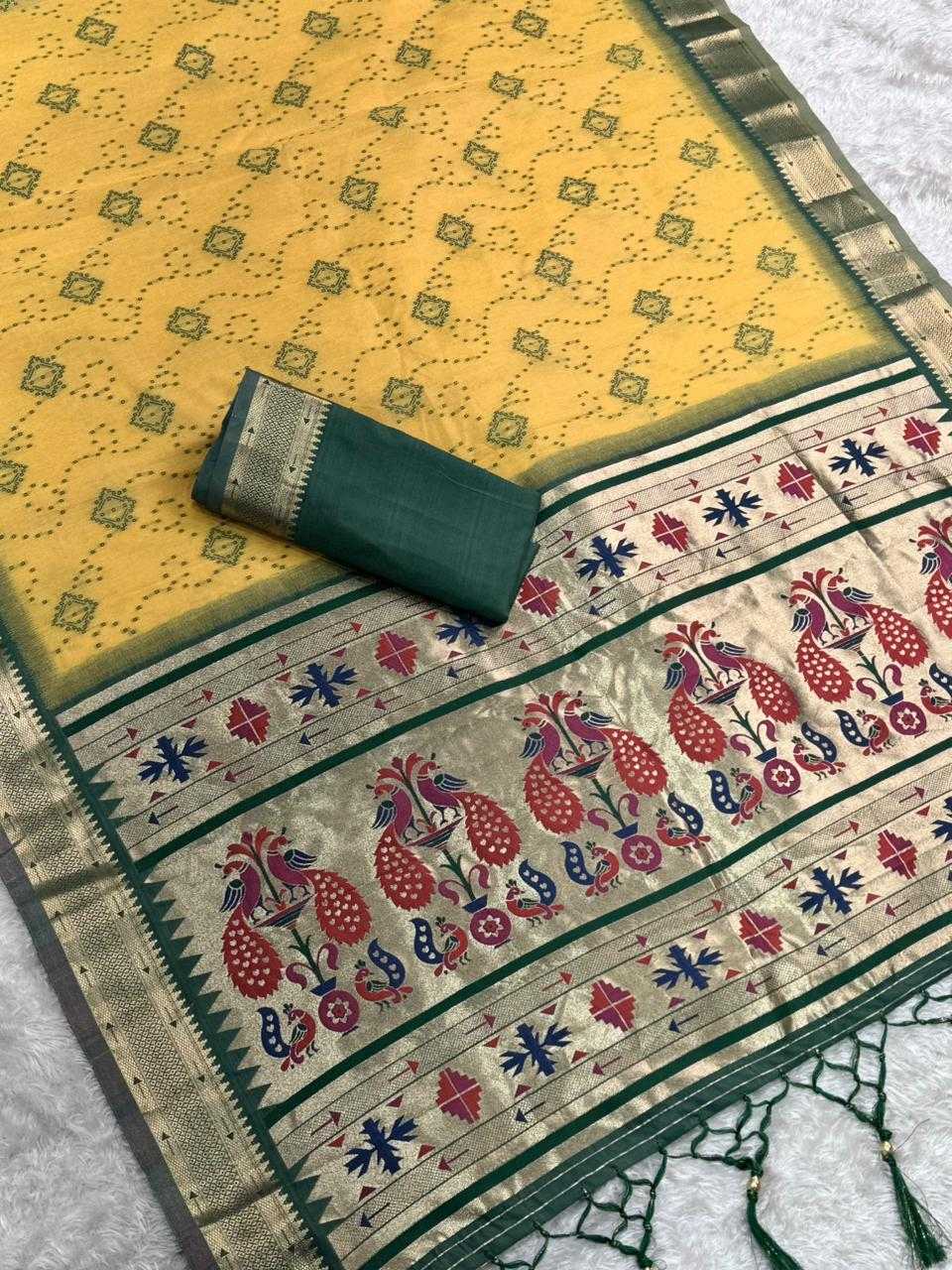 Ynf Cotton KESH501 Aarushi Sarees Wholesale Jacquard Saree Zari Border Sarees Cotton Sarees Manufacturer- Kapda Export