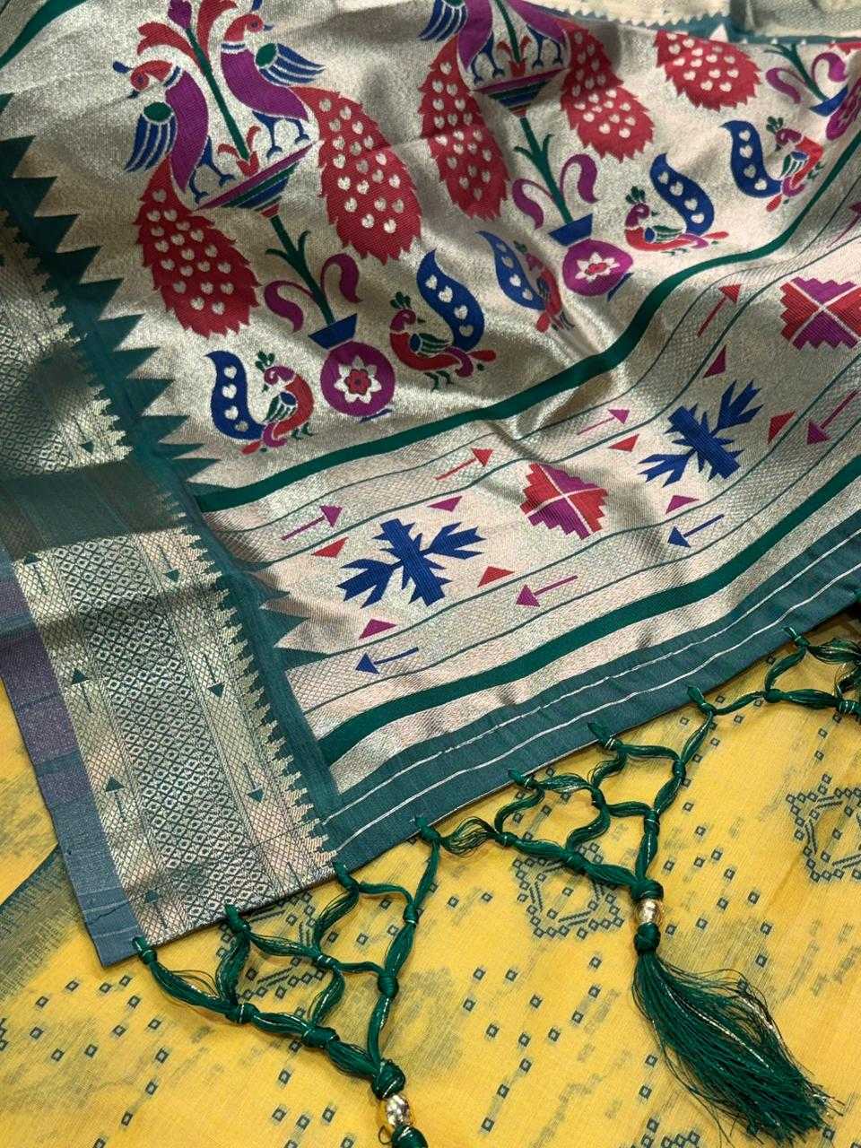 Ynf Cotton KESH501 Aarushi Sarees Wholesale Jacquard Saree Zari Border Sarees Cotton Sarees Manufacturer- Kapda Export