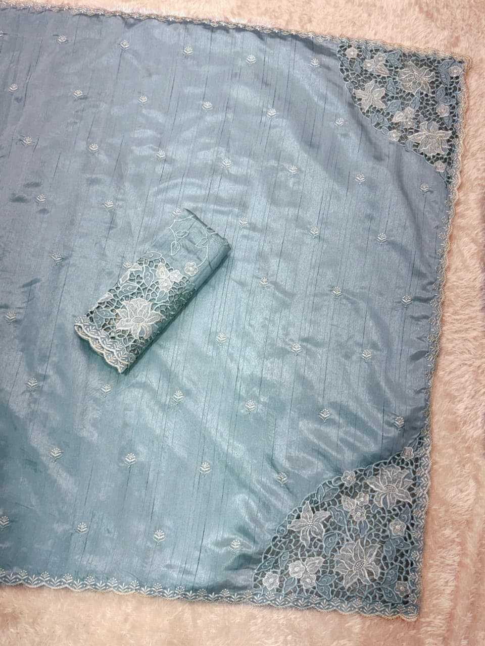 Ynf Cotton KESH501 Soundarya Sarees Wholesale Embroidered Sarees Cutwork Saree Cotton Sarees Manufacturer- Kapda Export