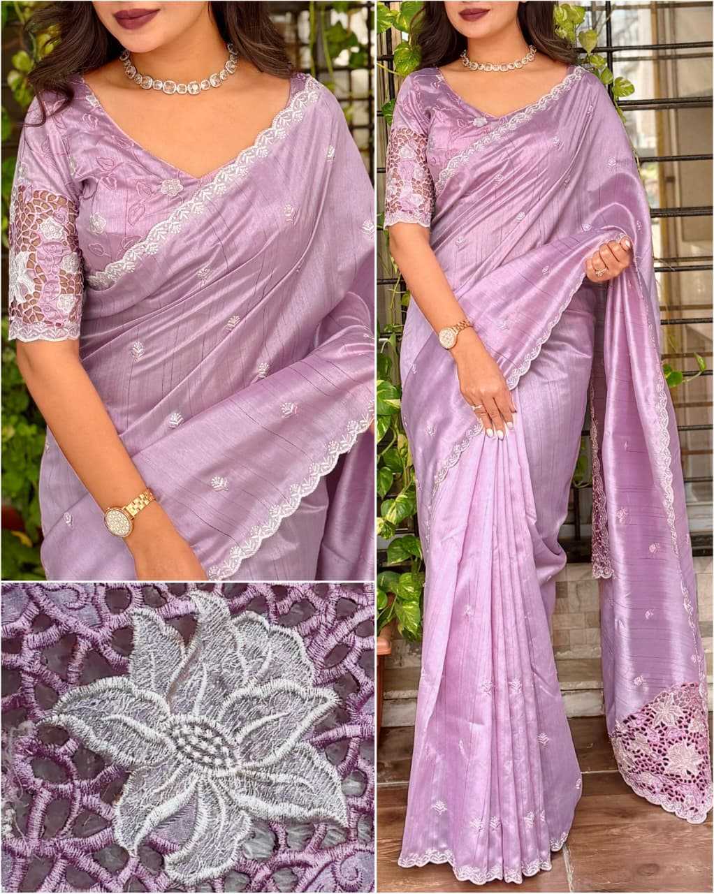 Ynf Cotton KESH501 Soundarya Sarees Wholesale Embroidered Sarees Cutwork Saree Cotton Sarees Manufacturer- Kapda Export