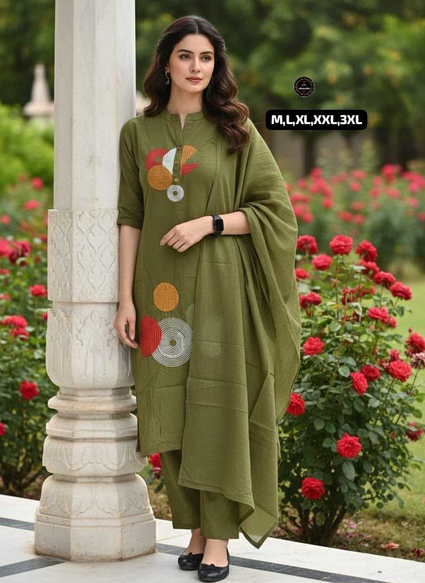 Ynf Cotton KESH536 OFFER Kurti Wholesale Cotton Kurtis Embroidered Kurtis Full Sleeve Kurti Manufacturer- Kapda Export