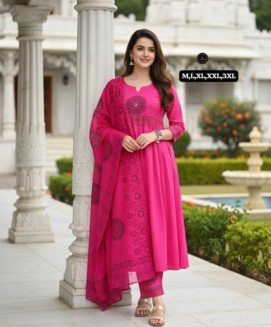 Ynf Cotton KESH536 OFFER Kurti Wholesale Cotton Kurtis Embroidered Kurtis Full Sleeve Kurti Manufacturer- Kapda Export