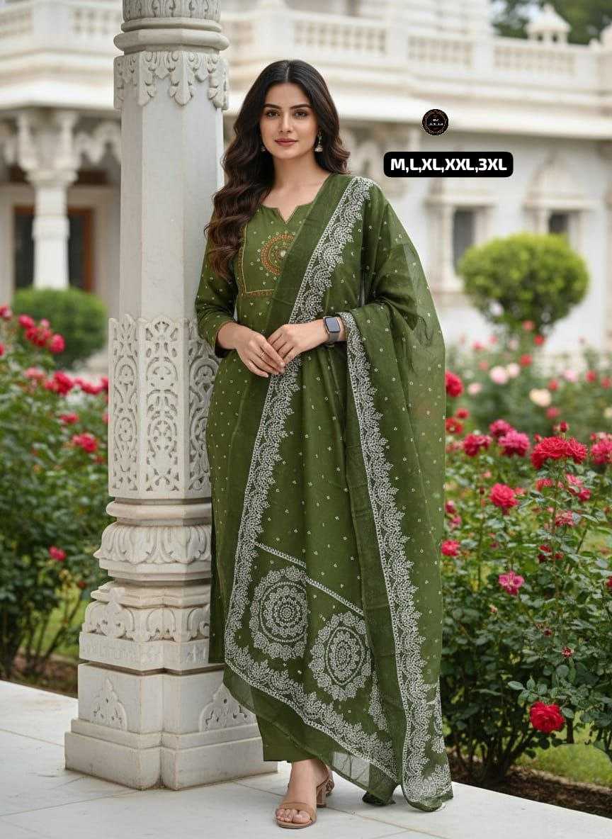 Ynf Cotton KESH536 OFFER Kurti Wholesale Cotton Kurtis Embroidered Kurtis Full Sleeve Kurti Manufacturer- Kapda Export