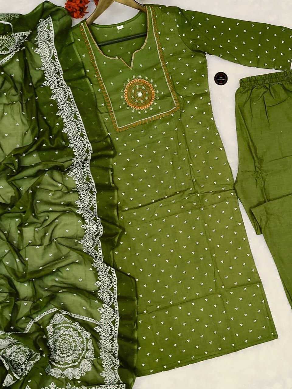 Ynf Cotton KESH536 OFFER Kurti Wholesale Cotton Kurtis Embroidered Kurtis Full Sleeve Kurti Manufacturer- Kapda Export