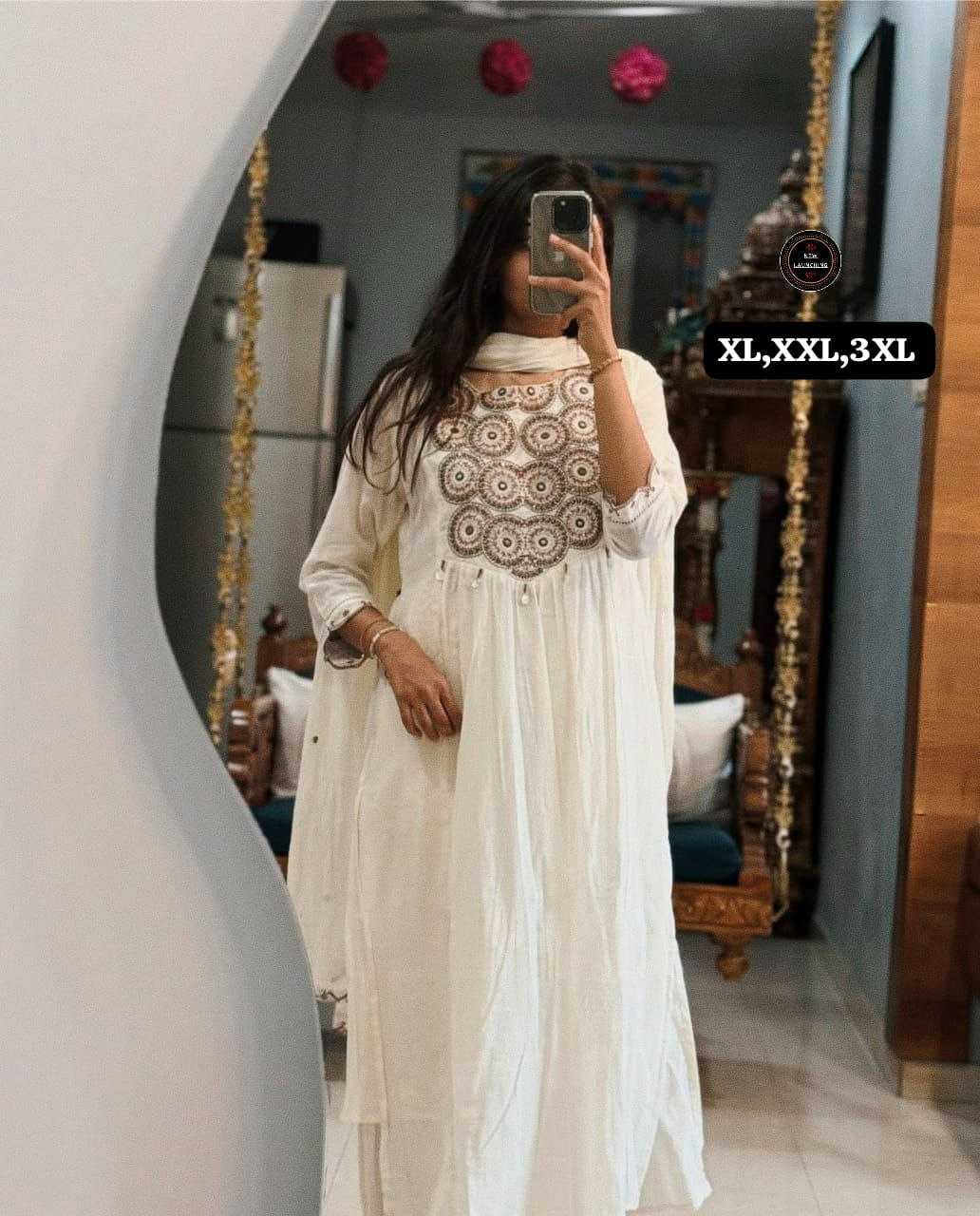 Ynf Cotton KESH536 SPECIAL Kurti Wholesale Festive Kurtis Designer Kurtis Embroidered Kurtis Manufacturer- Kapda Export