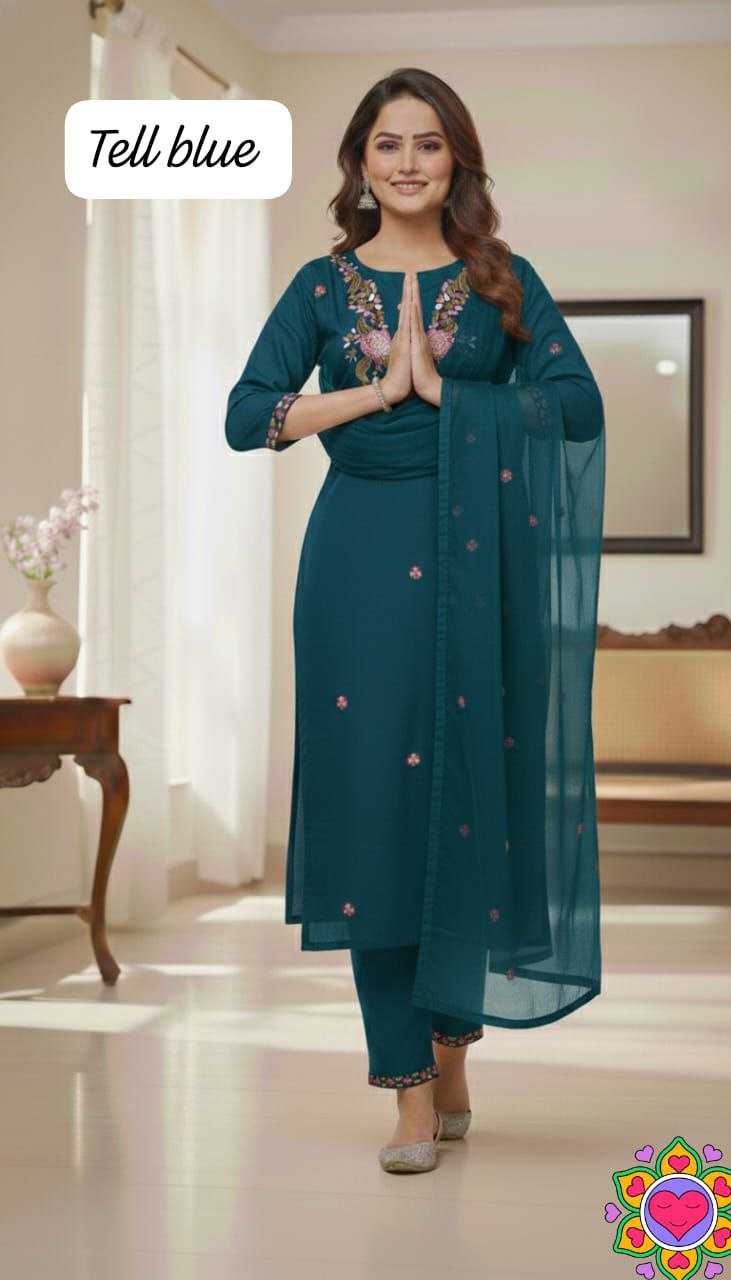 Ynf Cotton KESH550 196 Kurti Wholesale Party Wear Kurtis Designer Kurtis Embroidered Kurtis Manufacturer- Kapda Export