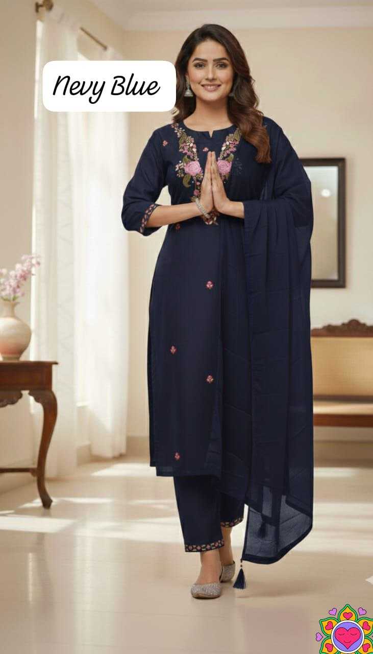 Ynf Cotton KESH550 196 Kurti Wholesale Party Wear Kurtis Designer Kurtis Embroidered Kurtis Manufacturer- Kapda Export