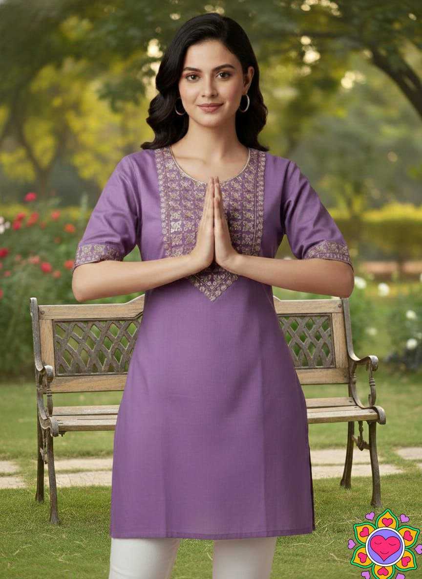 Ynf Cotton KESH550 325 Kurti Wholesale Designer Kurtis Embroidered Kurtis Tunic Kurti Manufacturer- Kapda Export