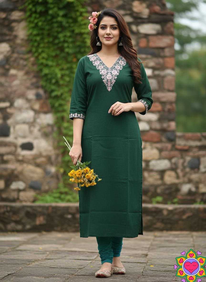 Ynf Cotton KESH550 327 Kurti Wholesale Designer Kurtis Fancy Kurti Embroidered Kurtis Manufacturer- Kapda Export