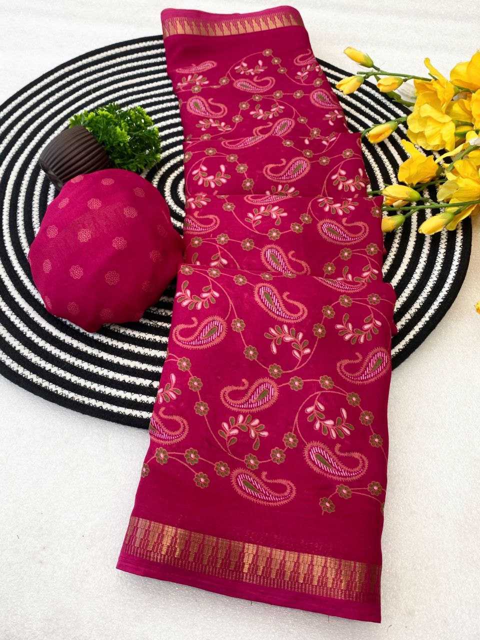 Ynf Cotton KESH554 AMBA Sarees Wholesale Designer Sarees Kalamkari Sarees Zari Border Sarees Manufacturer- Kapda Export