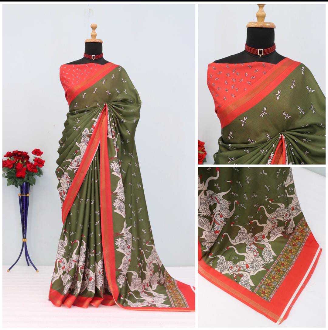 Ynf Cotton KESH575 206 Sarees Festive Collections Wholesale Zari Border Sarees Sarees With Blouse Mulmul Cotton Sarees Manufacturer- Kapda Export