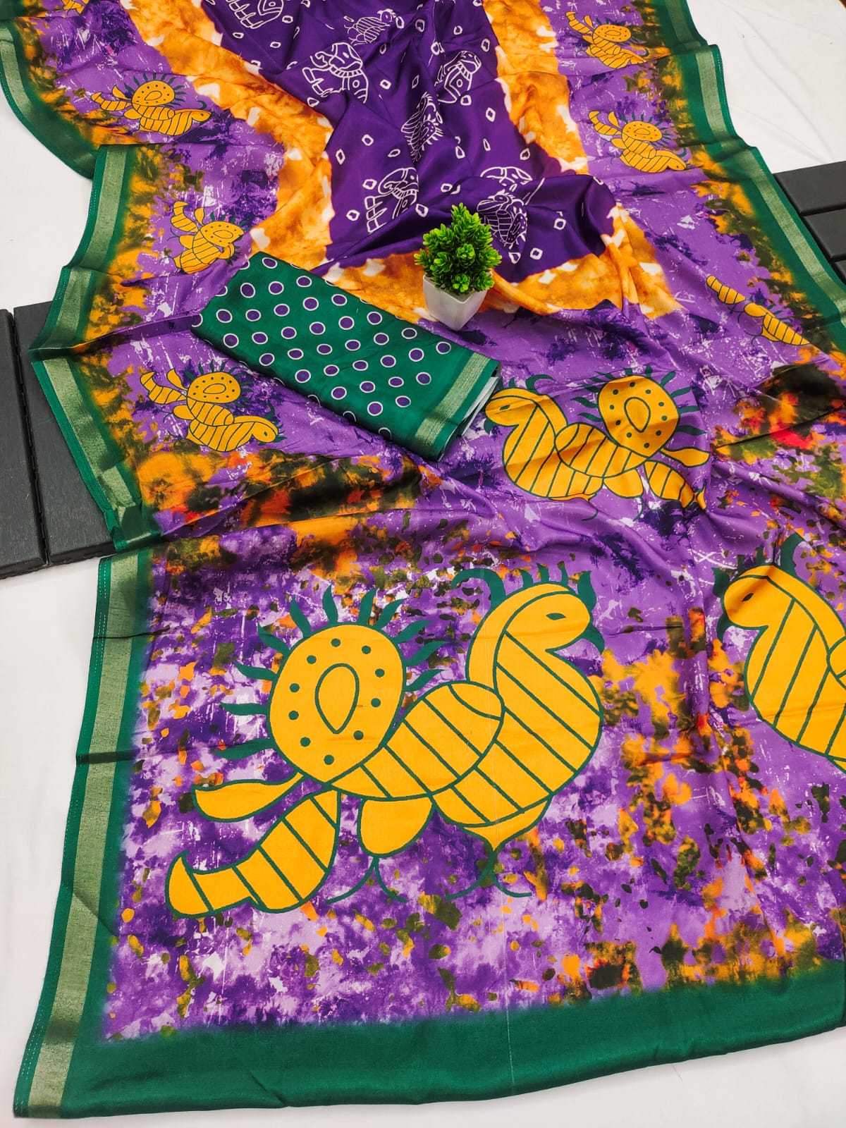 Ynf Cotton KESH575 Abhitha Sarees Wholesale Designer Sarees Bandhani Sarees Mulmul Cotton Sarees Manufacturer- Kapda Export