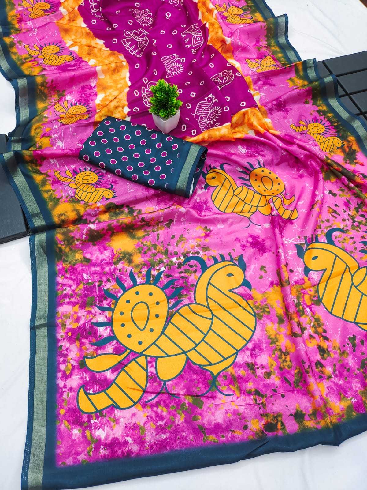 Ynf Cotton KESH575 Abhitha Sarees Wholesale Designer Sarees Bandhani Sarees Mulmul Cotton Sarees Manufacturer- Kapda Export