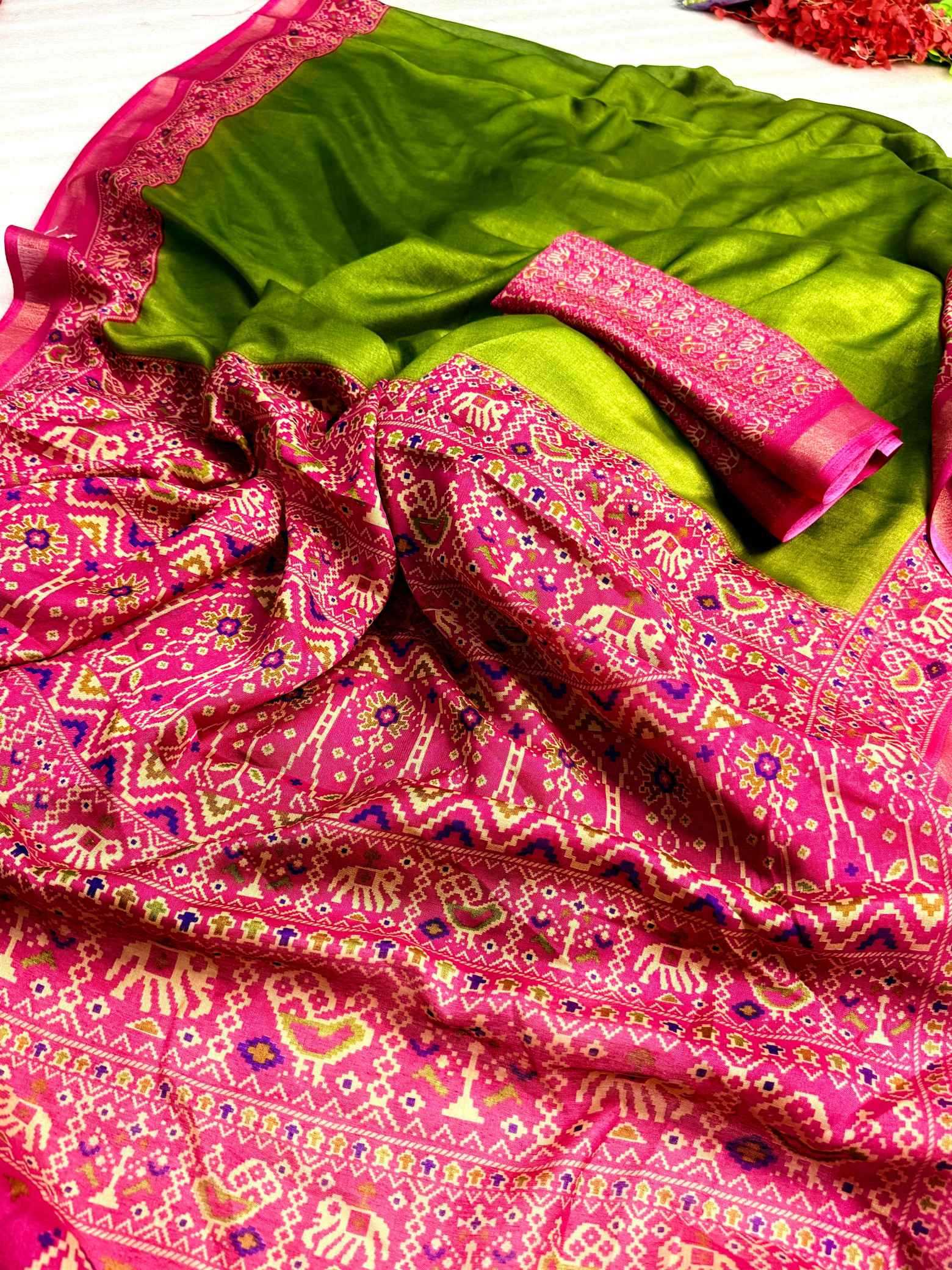 Ynf Cotton KESH576 Parvini Sarees Wholesale Ikkat Saree Bandhani Sarees Mulmul Cotton Sarees Manufacturer- Kapda Export
