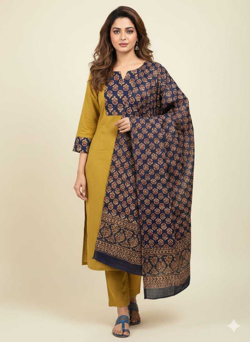 Ynf Cotton KESH585 190 Suits & Dresses Festive Collections Wholesale Printed Suits Cotton Suits Straight Cut Suits Manufacturer- Kapda Export