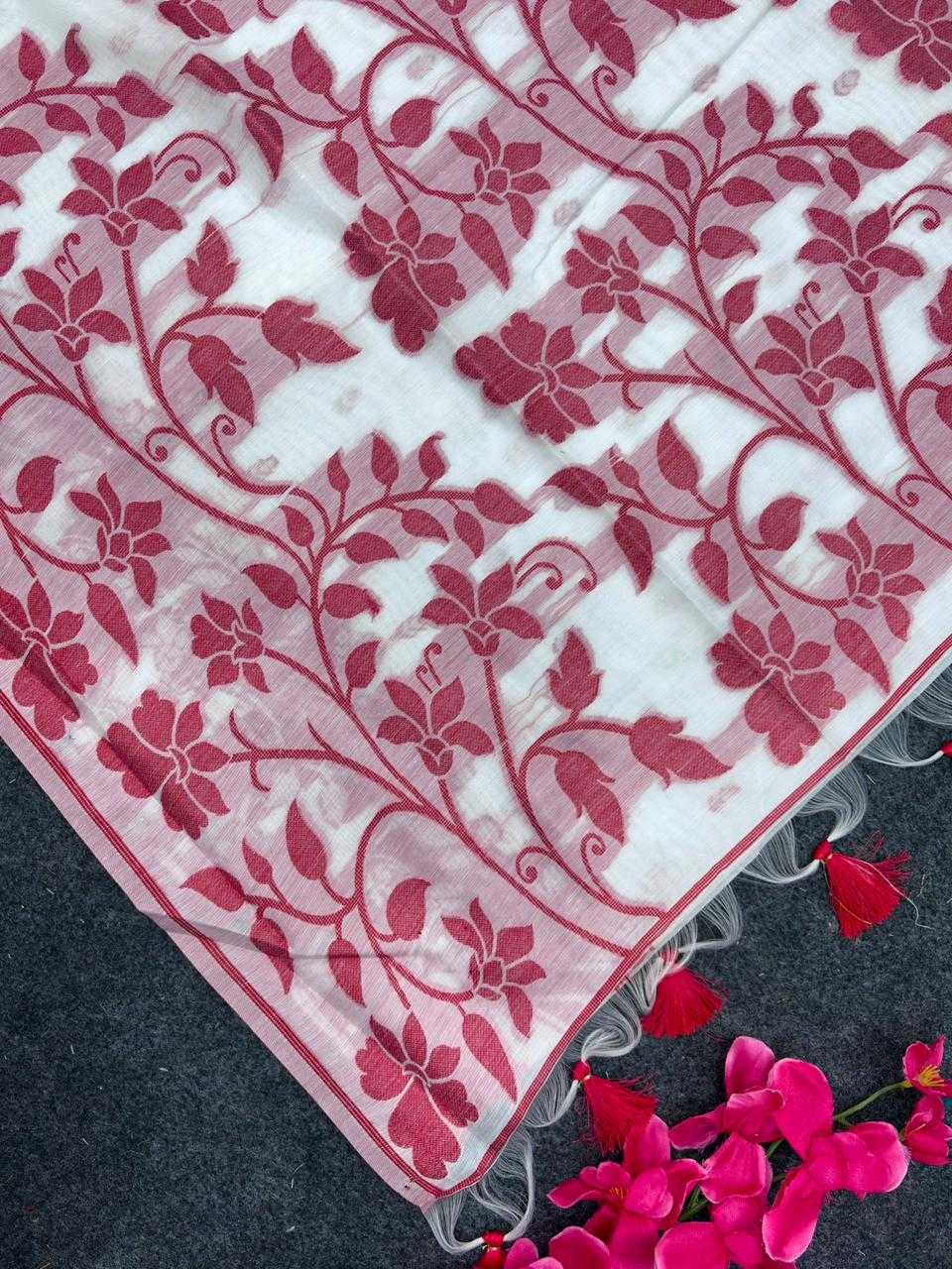 Ynf Cotton KESH592 Raeesa Sarees Festive Collections Wholesale Designer Sarees White Sarees Cotton Sarees Manufacturer- Kapda Export