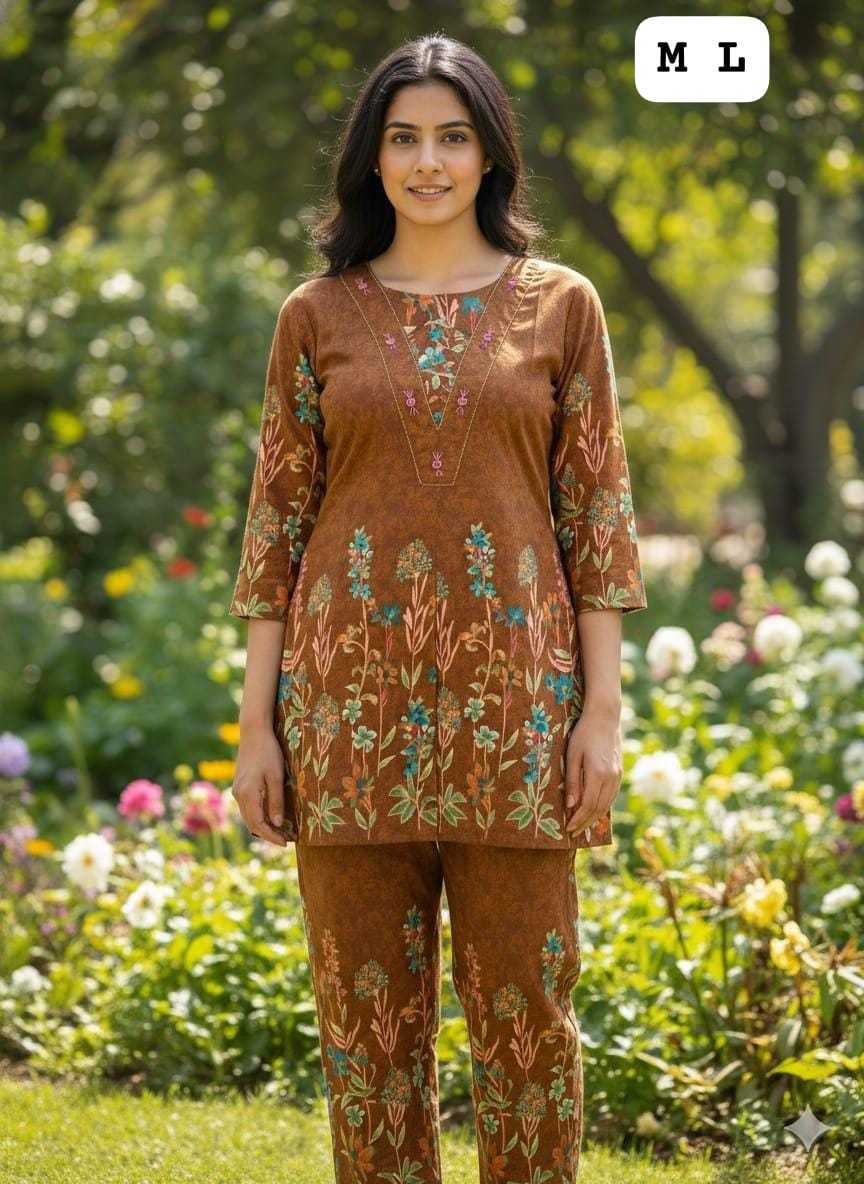 Ynf Cotton KESH594 Aamiraah Western Wears Wholesale Co-ord Set Manufacturer- Kapda Export