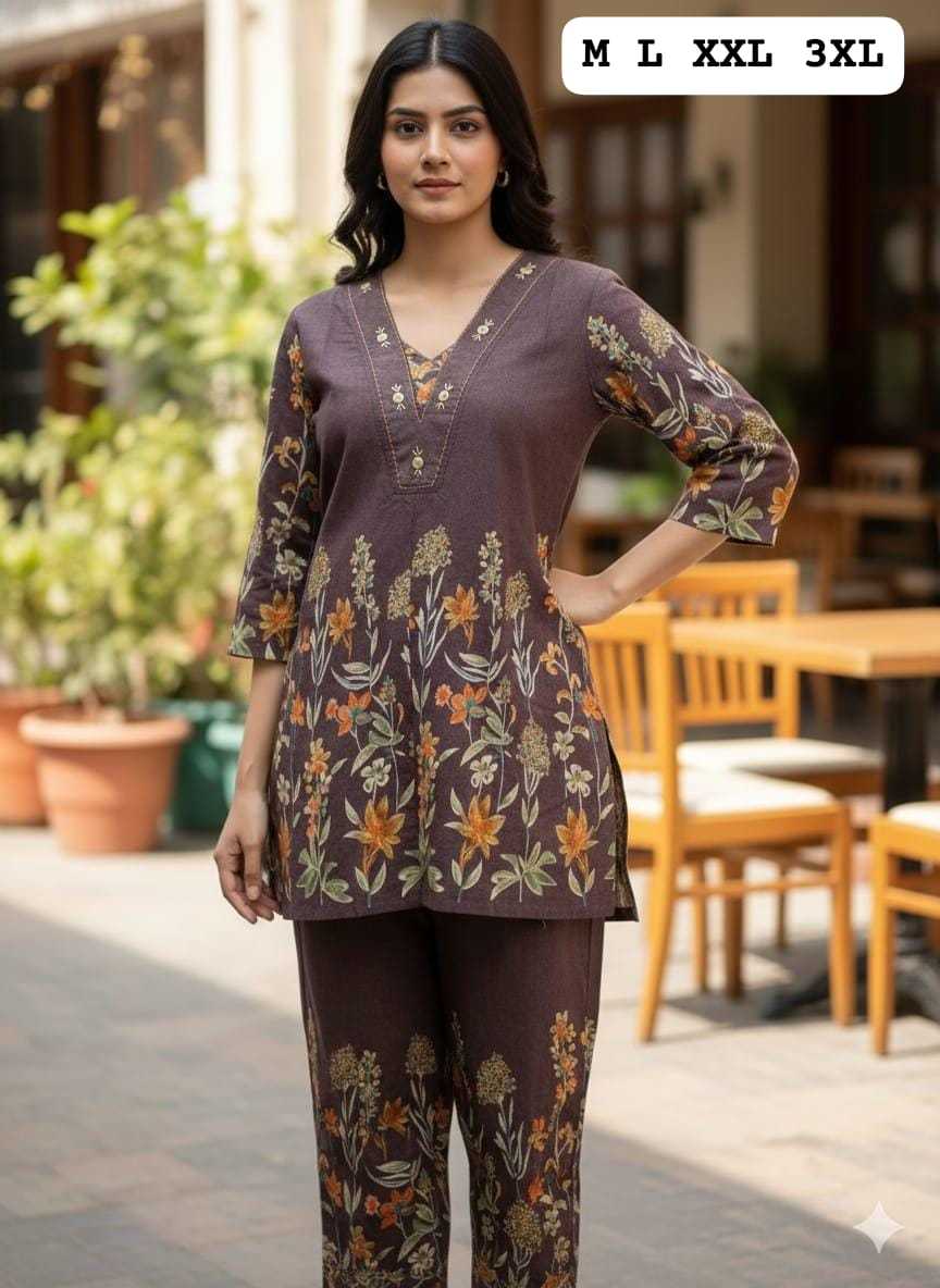 Ynf Cotton KESH594 Aamiraah Western Wears Wholesale Co-ord Set Manufacturer- Kapda Export