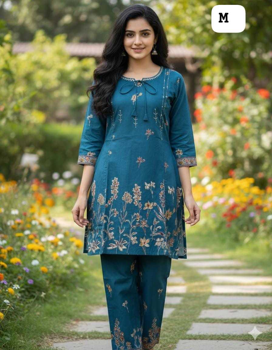 Ynf Cotton KESH594 Aamiraah Western Wears Wholesale Co-ord Set Manufacturer- Kapda Export
