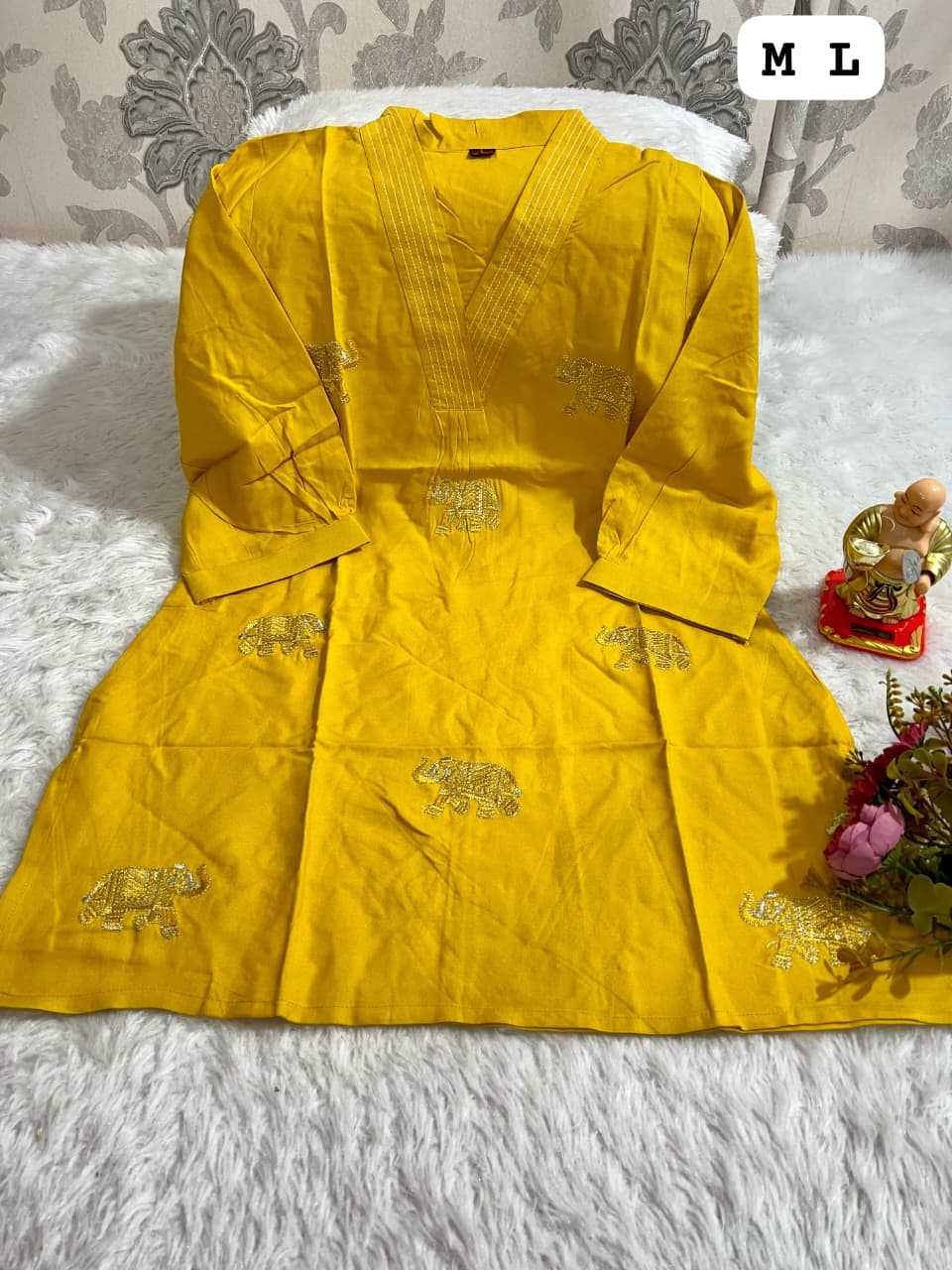 Ynf Cotton KESH594 Anusha Kurti Wholesale Party Wear Kurtis Designer Kurtis Cotton Kurtis Manufacturer- Kapda Export