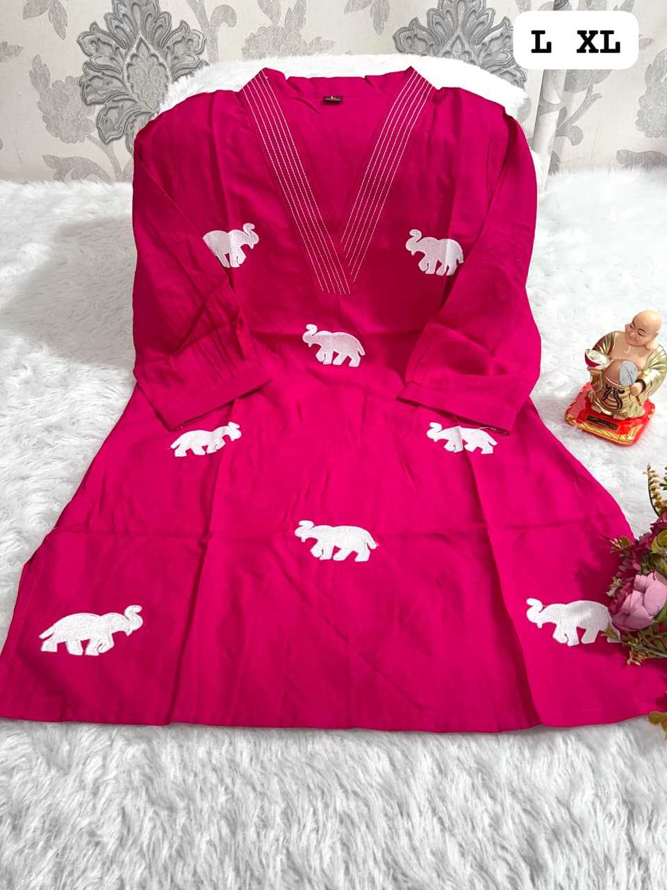 Ynf Cotton KESH594 Anusha Kurti Wholesale Party Wear Kurtis Designer Kurtis Cotton Kurtis Manufacturer- Kapda Export