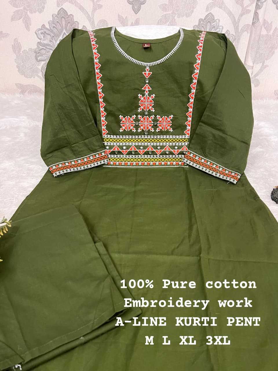 Ynf Cotton KESH594 Ishrat Kurti Wholesale Designer Kurtis Cotton Kurtis Ladies Kurti Manufacturer- Kapda Export