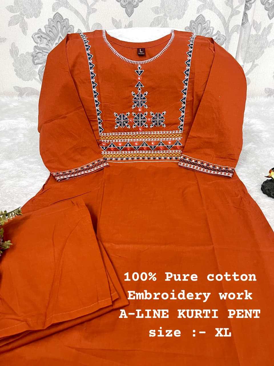 Ynf Cotton KESH594 Ishrat Kurti Wholesale Designer Kurtis Cotton Kurtis Ladies Kurti Manufacturer- Kapda Export