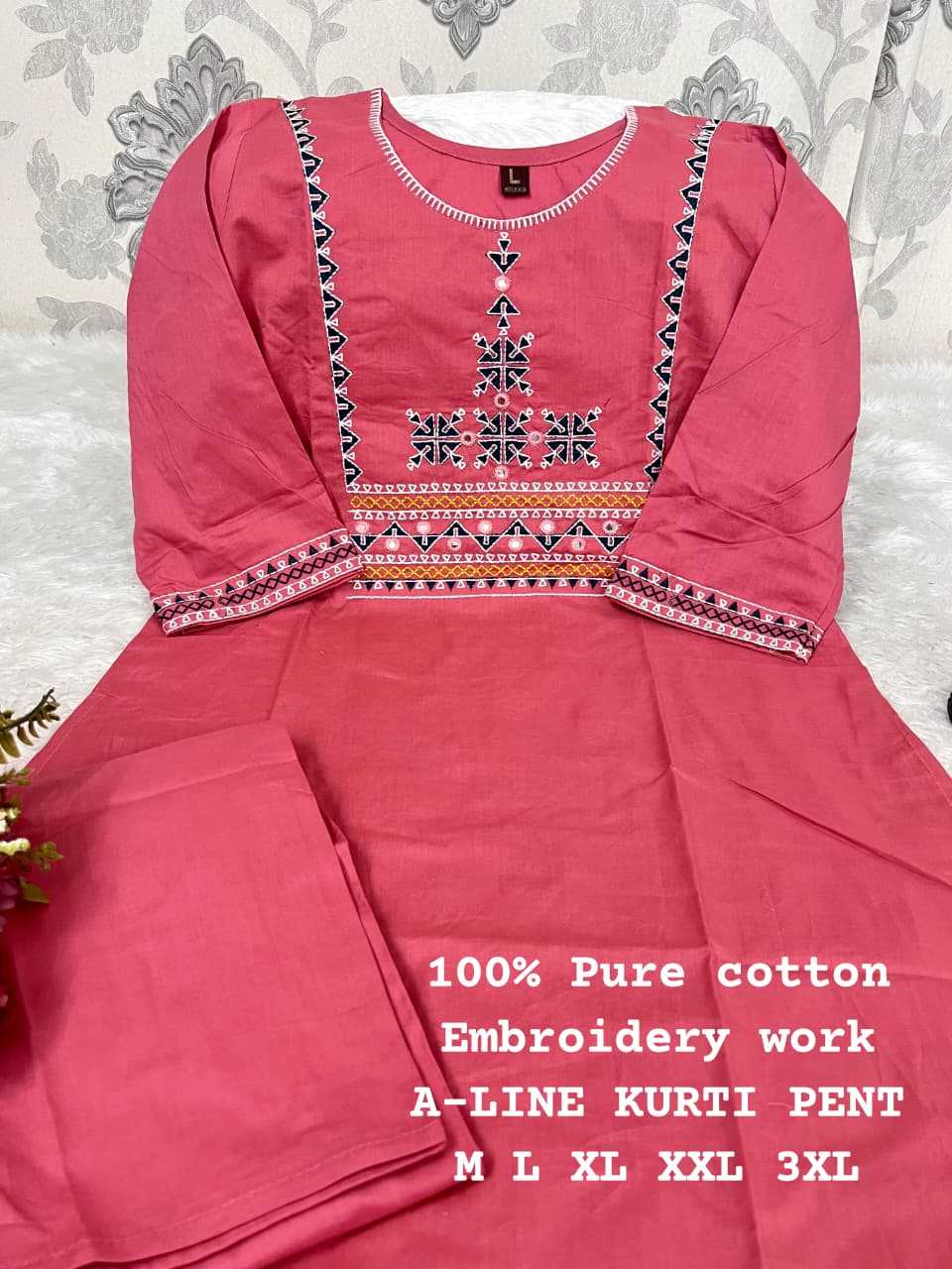 Ynf Cotton KESH594 Ishrat Kurti Wholesale Designer Kurtis Cotton Kurtis Ladies Kurti Manufacturer- Kapda Export