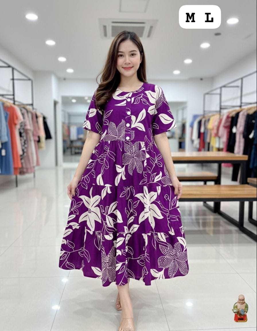 Ynf Cotton KESH594 Zoyaana Gowns Wholesale Printed Gowns Party Gowns Designer Gowns Manufacturer- Kapda Export