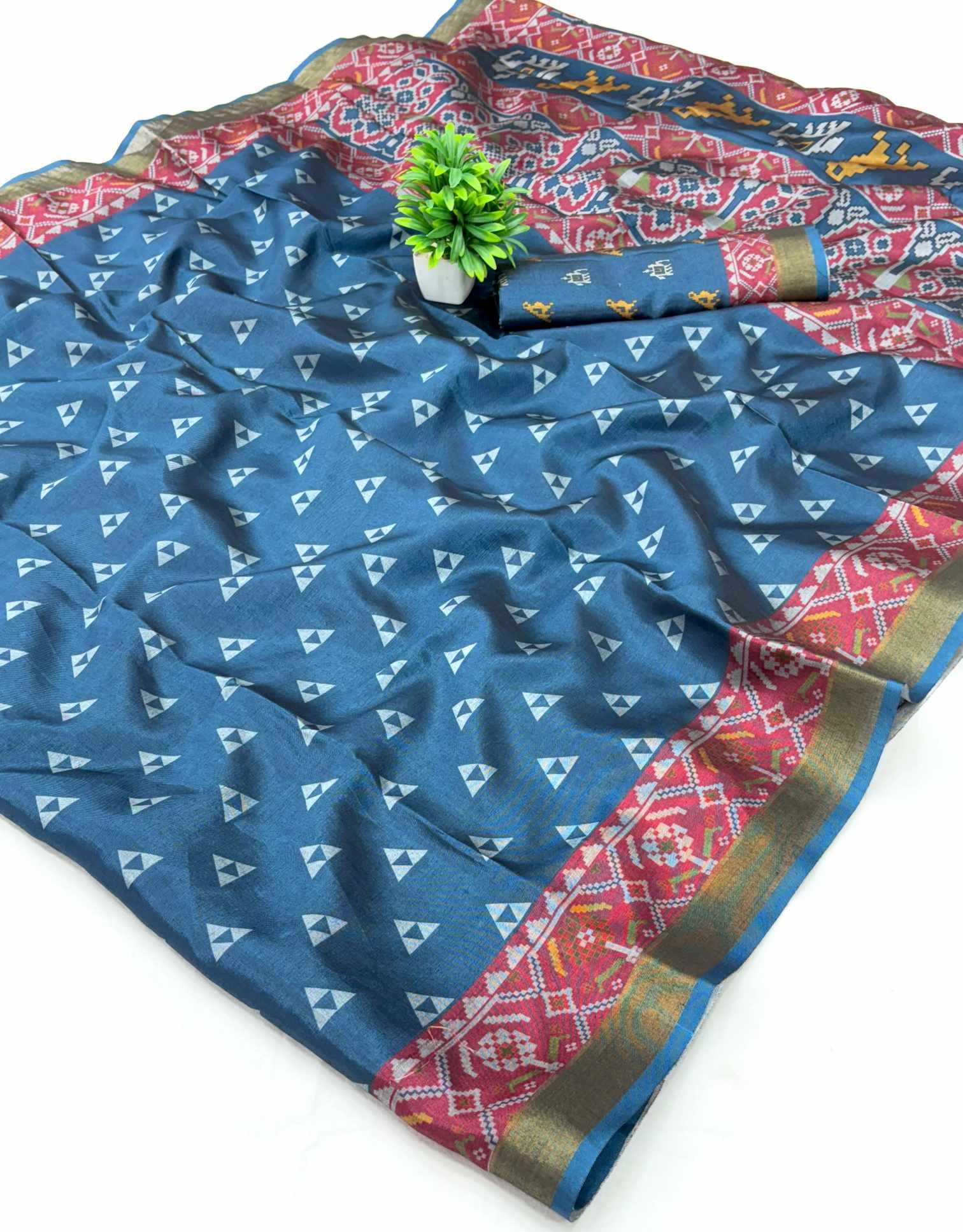 Ynf Cotton KESH649 Bhanvi Sarees Wholesale Printed Sarees Zari Border Sarees Cotton Sarees Manufacturer- Kapda Export