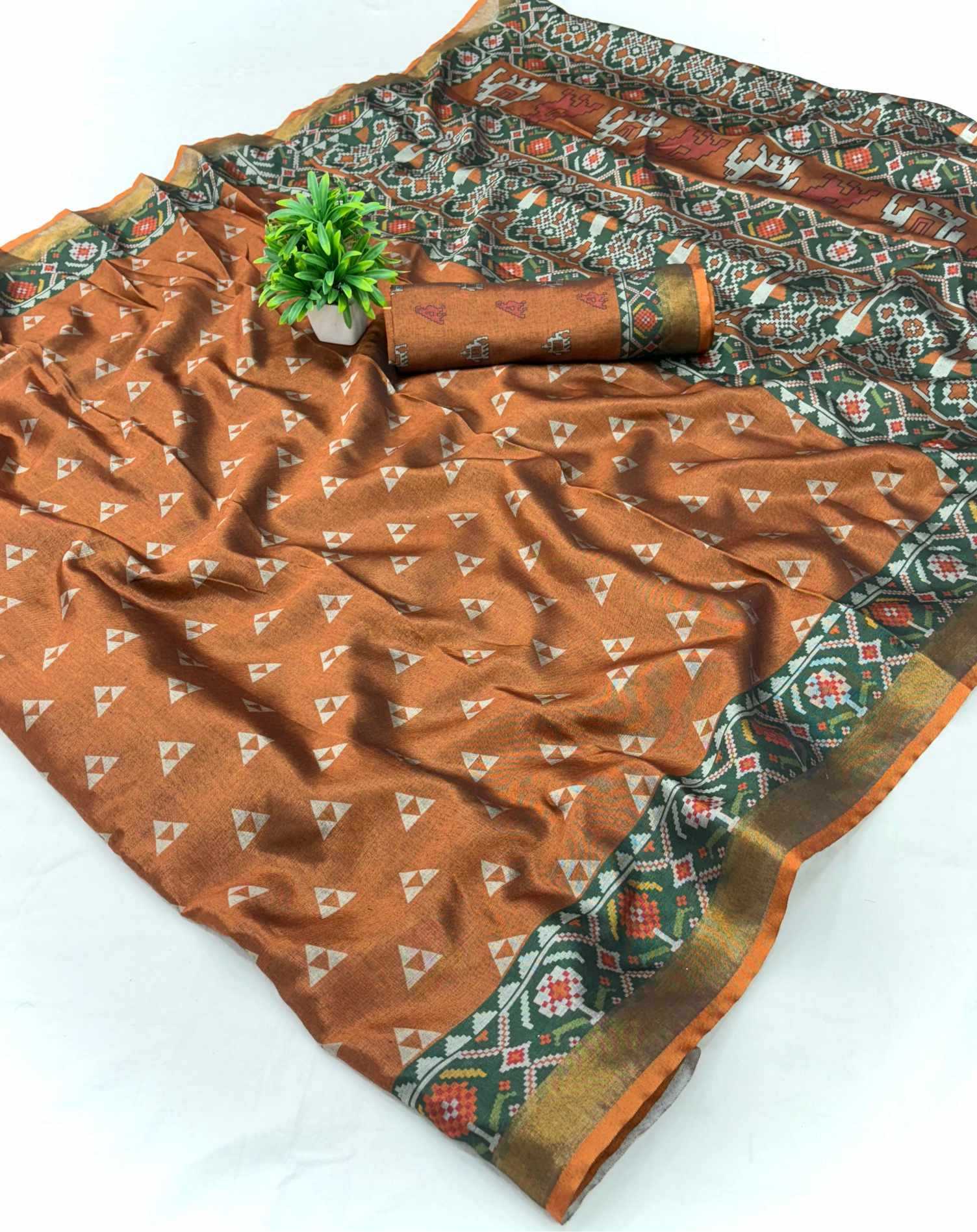 Ynf Cotton KESH649 Bhanvi Sarees Wholesale Printed Sarees Zari Border Sarees Cotton Sarees Manufacturer- Kapda Export