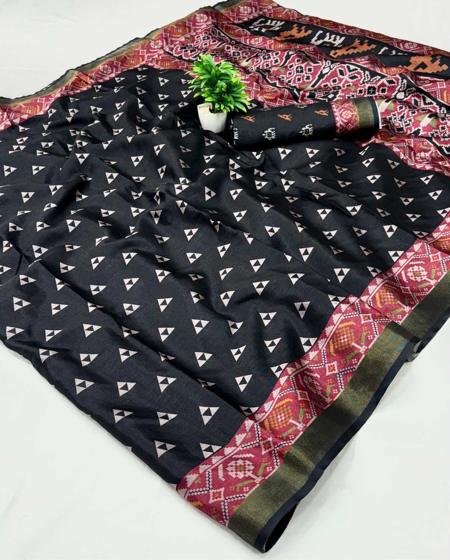 Ynf Cotton KESH649 Bhanvi Sarees Wholesale Printed Sarees Zari Border Sarees Cotton Sarees Manufacturer- Kapda Export