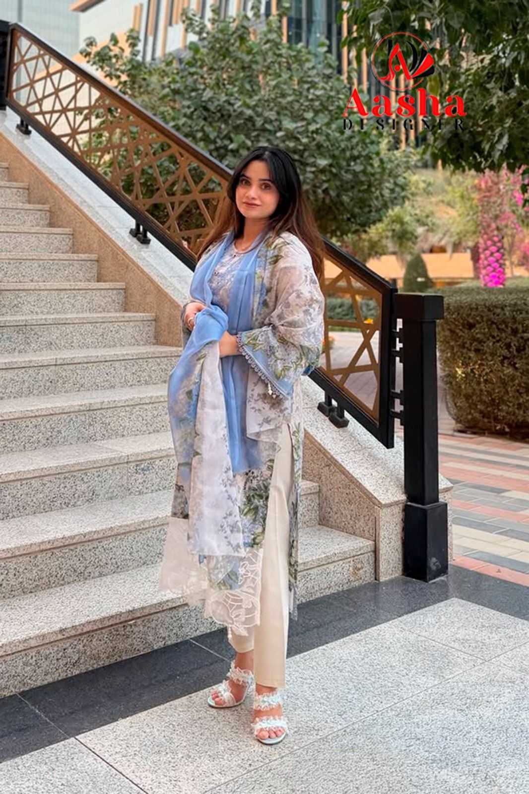 Ynf Cotton KESH677 AASHA 1168 Suits & Dresses Wholesale Printed Suits Embroidery Suits Cotton Suits Manufacturer- Kapda Export