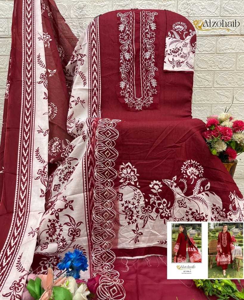 Ynf Cotton KESH677 ALZOHAIB 1356A Suits & Dresses Wholesale Cotton Suits Wedding Suits Designer Suits Manufacturer- Kapda Export