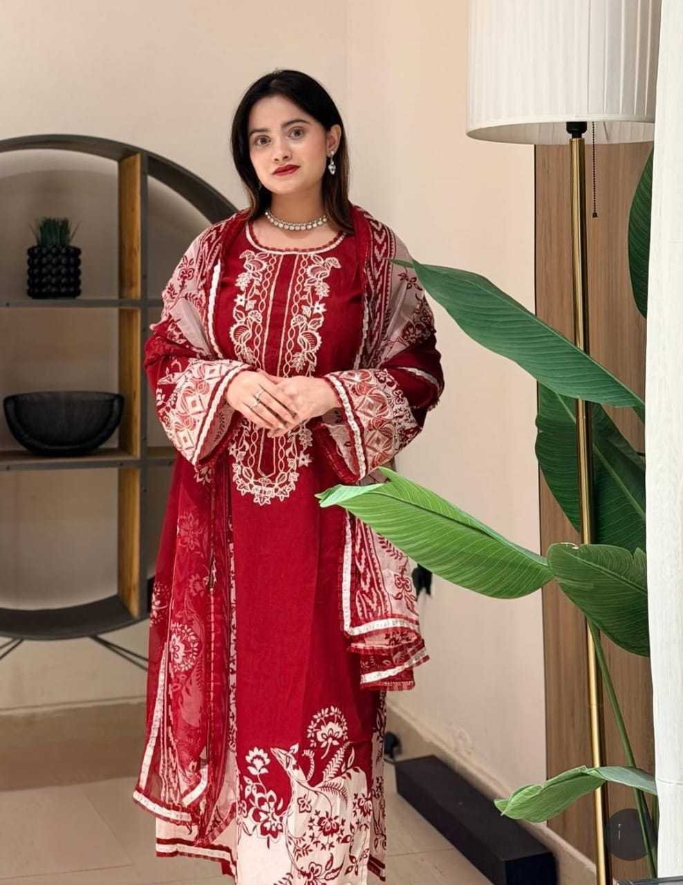 Ynf Cotton KESH677 ALZOHAIB 1356A Suits & Dresses Wholesale Cotton Suits Wedding Suits Designer Suits Manufacturer- Kapda Export