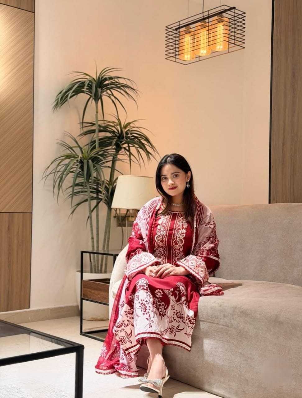 Ynf Cotton KESH677 ALZOHAIB 1356A Suits & Dresses Wholesale Cotton Suits Wedding Suits Designer Suits Manufacturer- Kapda Export