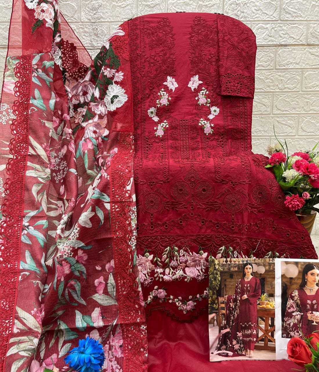 Ynf Cotton KESH677 Deepsy ELAF 1581 Suits & Dresses Wholesale Embroidery Suits Cotton Suits Party wear suits Manufacturer- Kapda Export