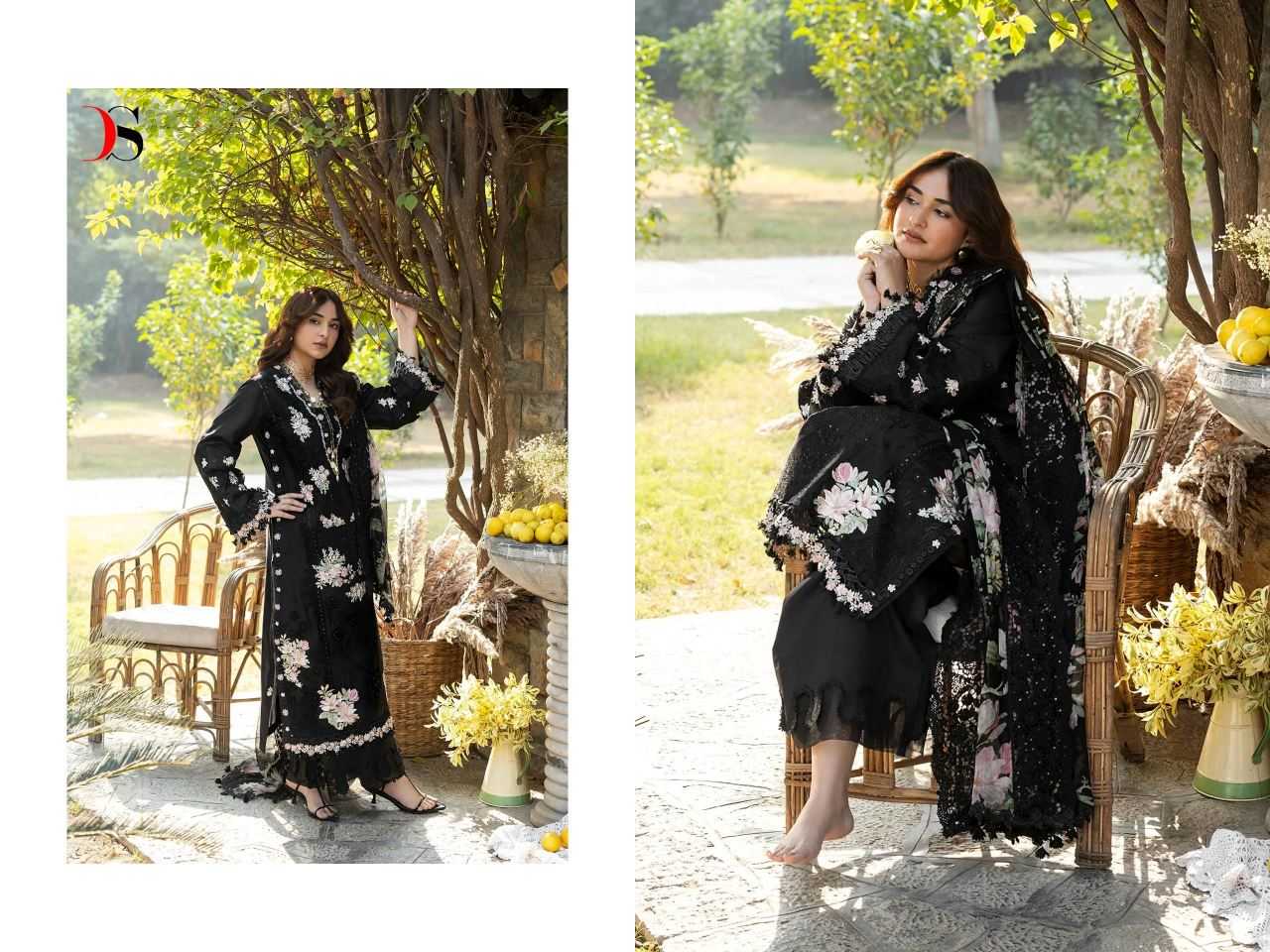 Ynf Cotton KESH677 DEEPSY ELAF Adhiraani Suits & Dresses Wholesale Embroidery Suits Cotton Suits Designer Suits Manufacturer- Kapda Export