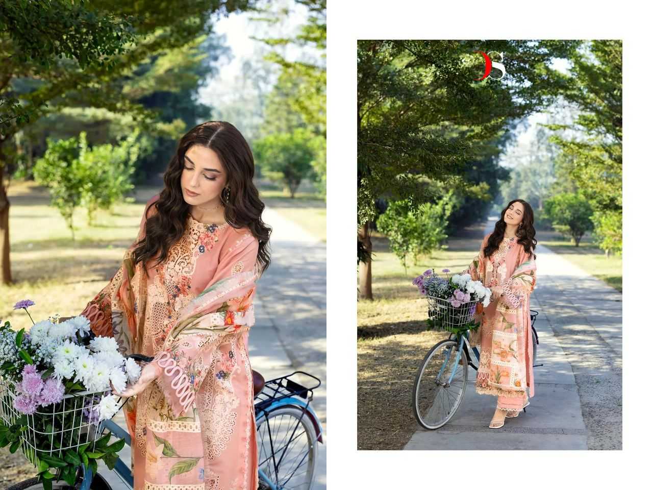 Ynf Cotton KESH677 DEEPSY ELAF Adhiraani Suits & Dresses Wholesale Embroidery Suits Cotton Suits Designer Suits Manufacturer- Kapda Export