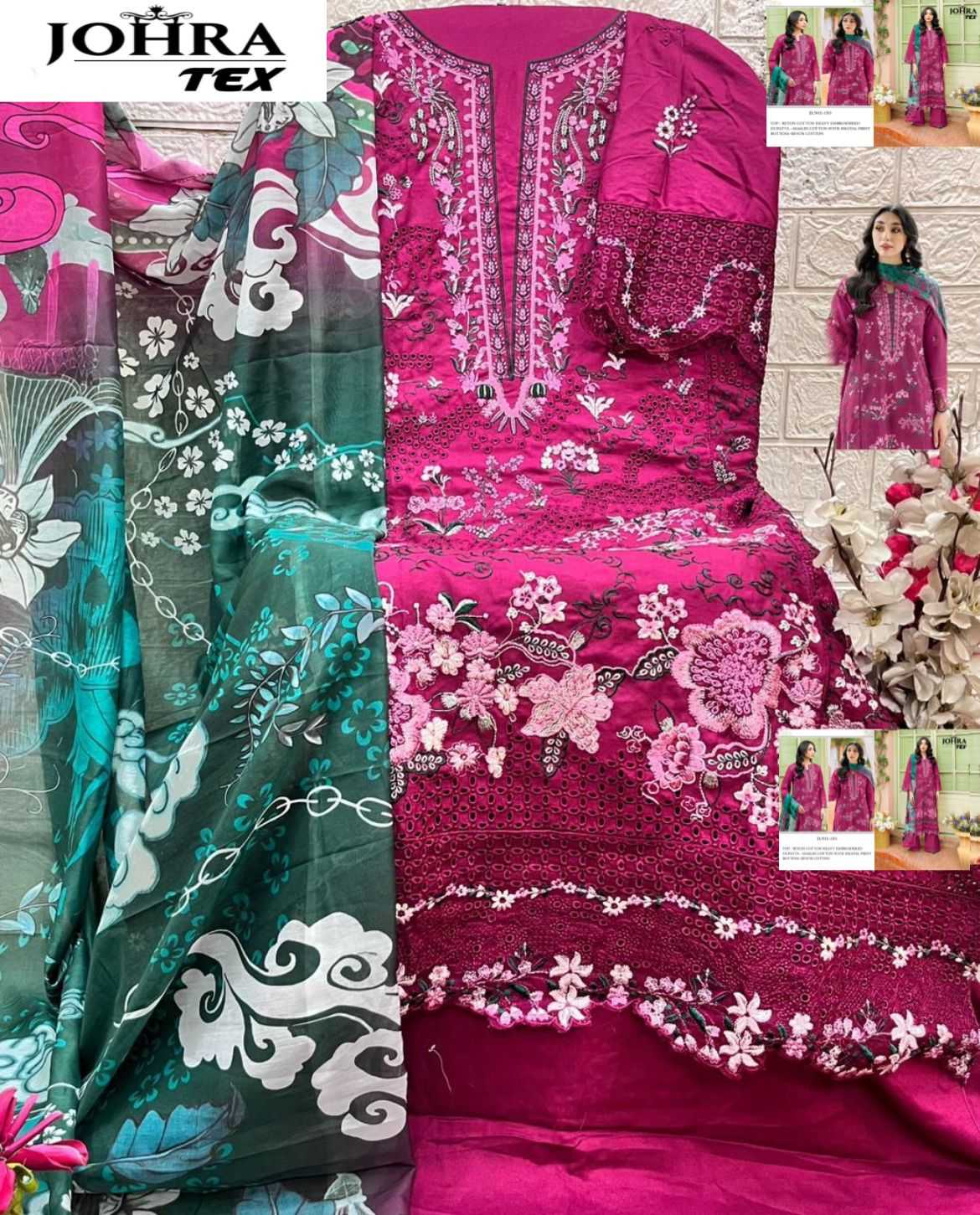 Ynf Cotton KESH677 JT-193 Suits & Dresses Wholesale Embroidery Suits Cotton Suits Wedding Suits Manufacturer- Kapda Export