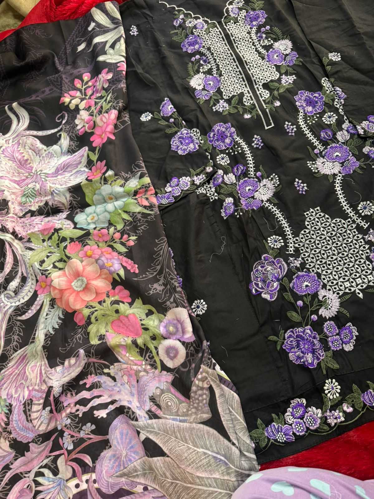 Ynf Cotton KESH677 MEHBOOB TEX 1975 Suits & Dresses Wholesale Embroidery Suits Cotton Suits Designer Suits Manufacturer- Kapda Export
