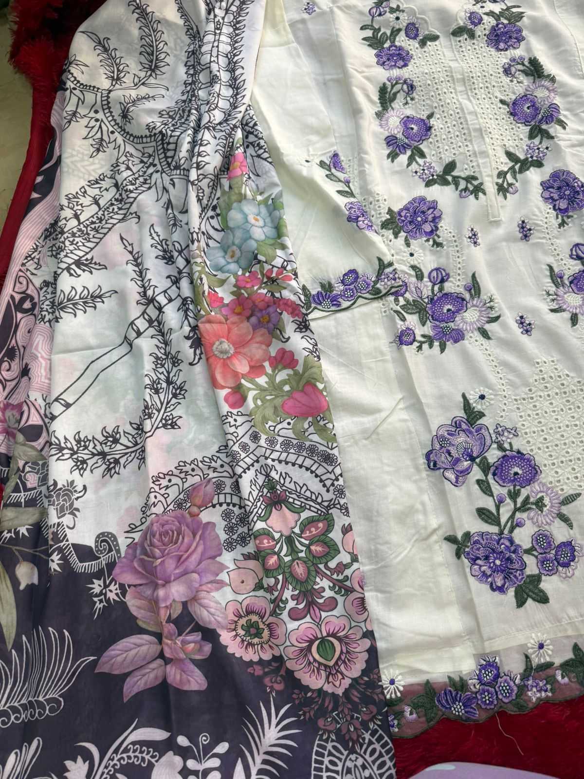 Ynf Cotton KESH677 MEHBOOB TEX 1975 Suits & Dresses Wholesale Embroidery Suits Cotton Suits Designer Suits Manufacturer- Kapda Export