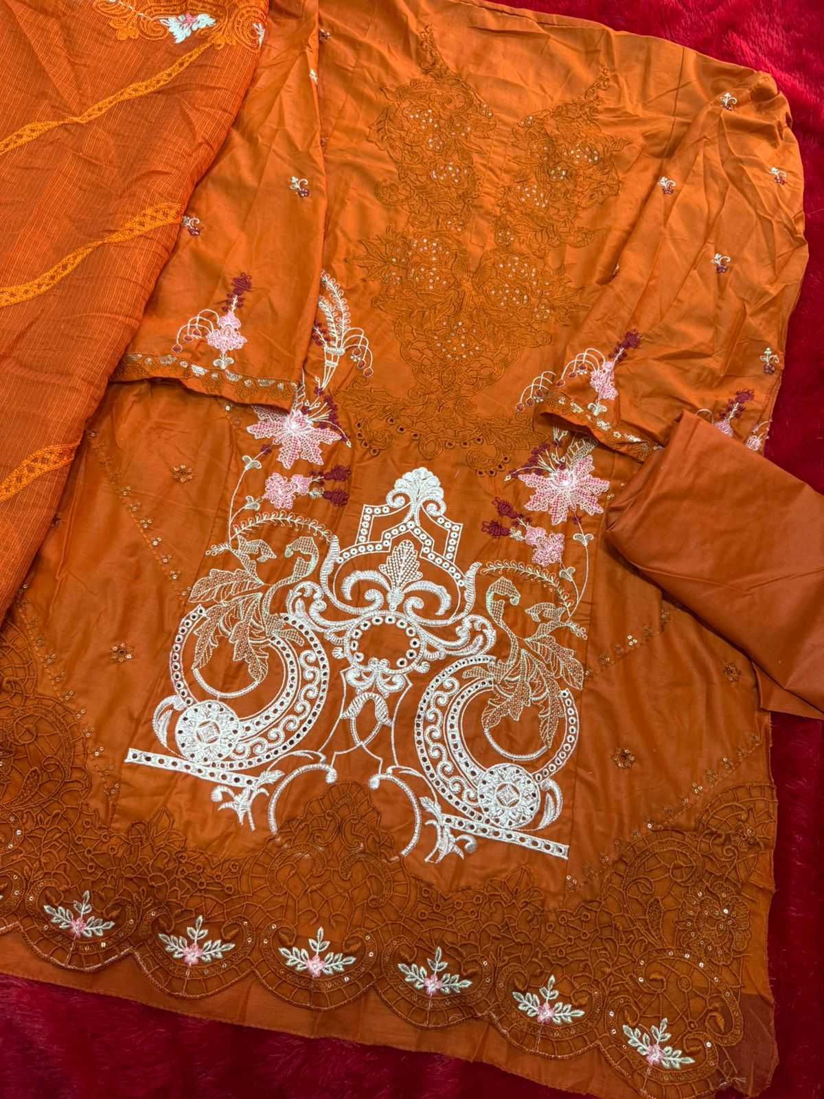 Ynf Cotton KESH677 MEHBOOB TEX ELAF Premium Suits & Dresses Wholesale Embroidery Suits Cotton Suits Wedding Suits Manufacturer- Kapda Export