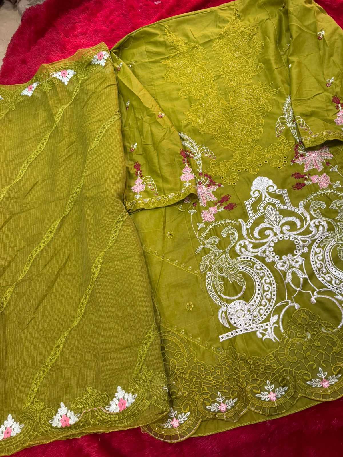 Ynf Cotton KESH677 MEHBOOB TEX ELAF Premium Suits & Dresses Wholesale Embroidery Suits Cotton Suits Wedding Suits Manufacturer- Kapda Export