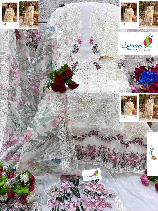 Ynf Cotton KESH677 Saniya 7163 Suits & Dresses Wholesale Embroidery Suits Cotton Suits Party wear suits Manufacturer- Kapda Export