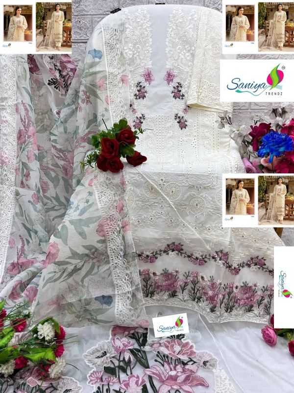 Ynf Cotton KESH677 SANIYA Ombré premium 7163 Suits & Dresses Wholesale Embroidery Suits Cotton Suits Wedding Suits Manufacturer- Kapda Export