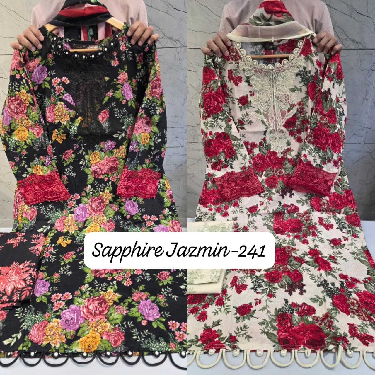 Ynf Cotton KESH677 SAPPHIRE JAZMIN-241 Suits & Dresses Wholesale Cotton Suits Wedding Suits Designer Suits Manufacturer- Kapda Export