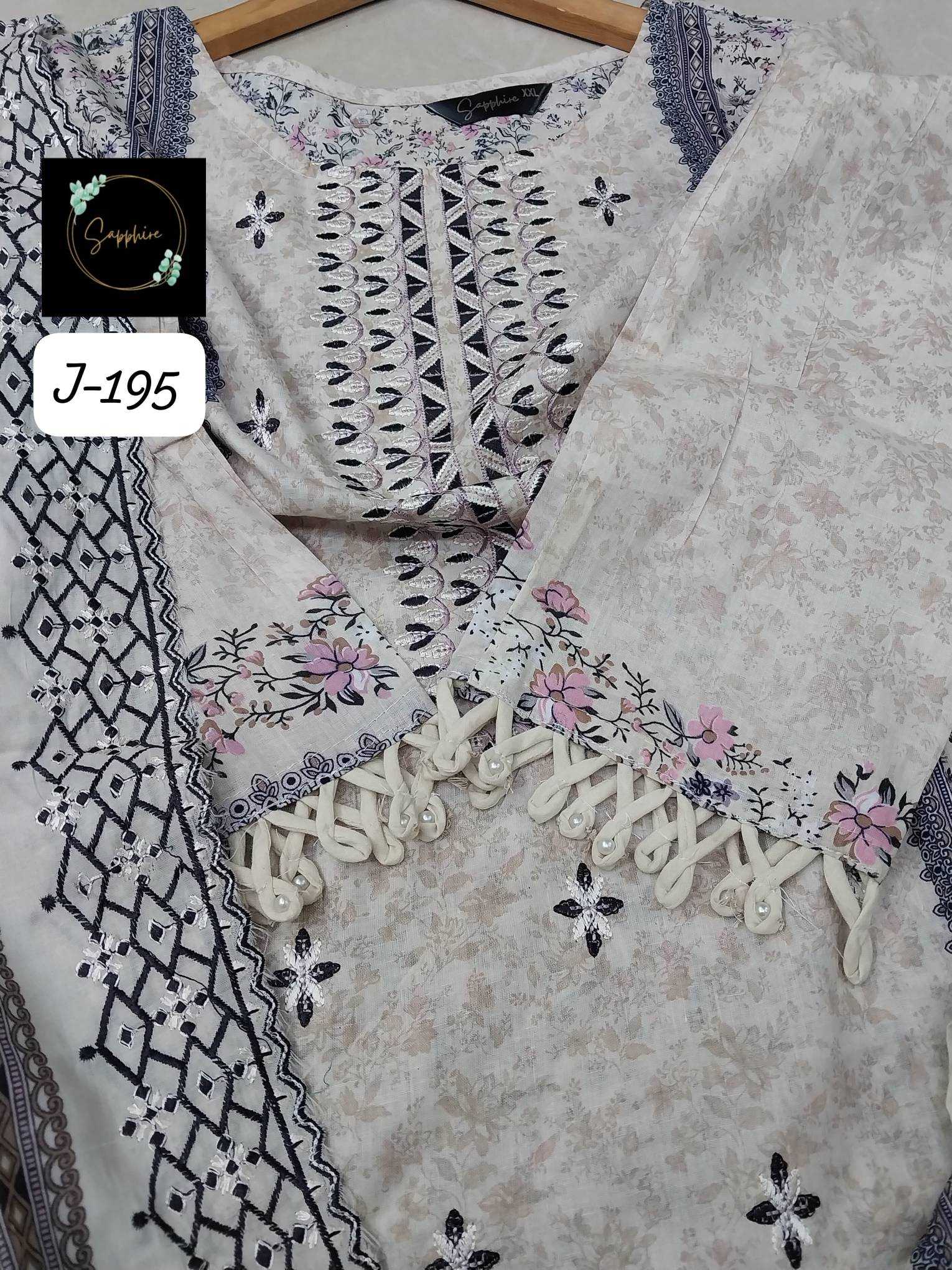 Ynf Cotton KESH677 SAPPHIRE JAZMIN VOL-195 Kurti Wholesale Designer Kurtis Cotton Kurtis Embroidered Kurtis Manufacturer- Kapda Export