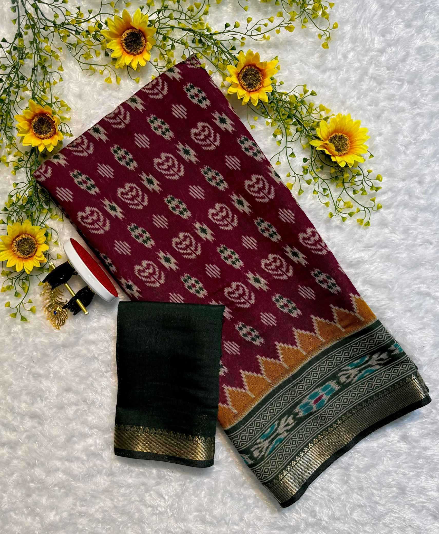 Ynf Cotton KESH693 Niyati Sarees Wholesale Designer Sarees Jacquard Saree Mulmul Cotton Sarees Manufacturer- Kapda Export